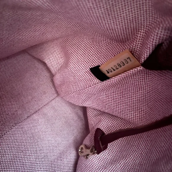 Dooney & Bourke Burgundy Leather Hobo Bag - Picture 11 of 14